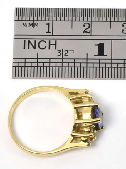 Tasteful Pearl and Sapphire Ring