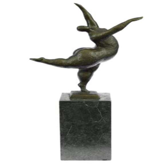 Abstract Ballerina Bronze Figurine