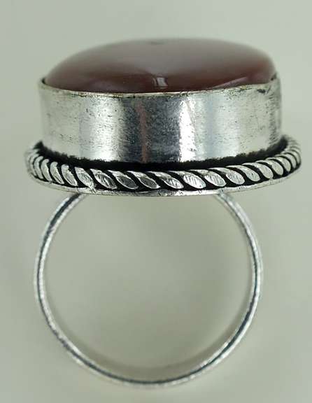 Silver and Natural Stone