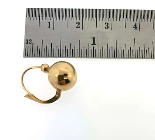 Complete Set of 14kt Gold Ball Earrings