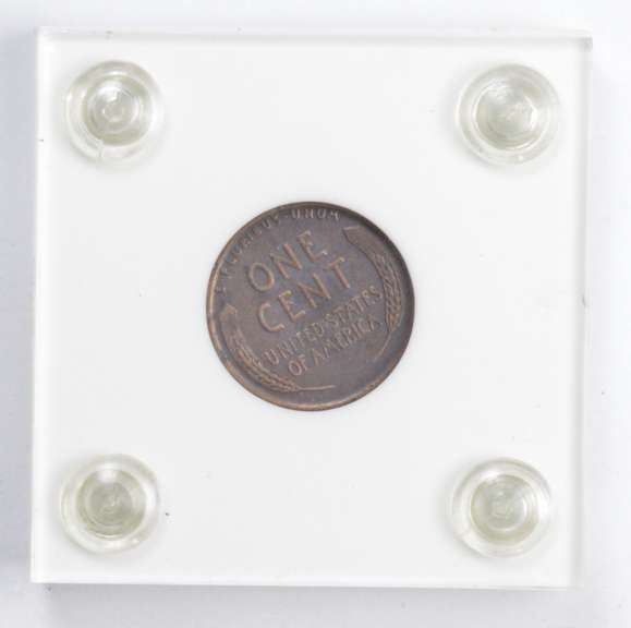 1955 Lincoln Wheat Cent - Double Die - Slabbed
