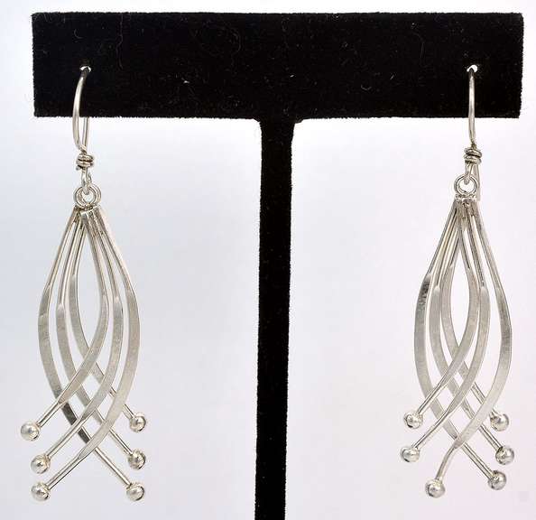 Fun Dangle Earrings in Sterling Silver
