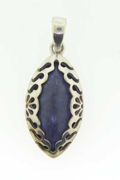 Sterling silver Lapis Pendant