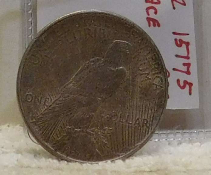 1922 Peace Dollar, circulated