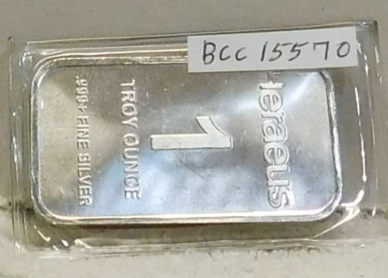 1 oz Sil Ingot Heraeus