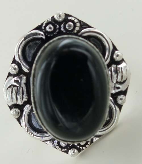 Silver and Natural Stone