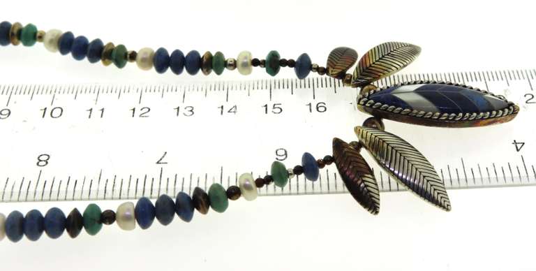 Sterling Silver Native American Necklace