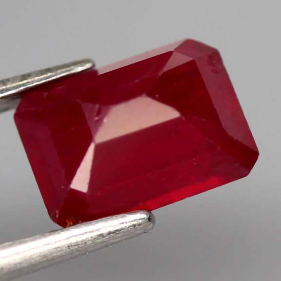 Eye catching 2.38ct rich blood red Ruby