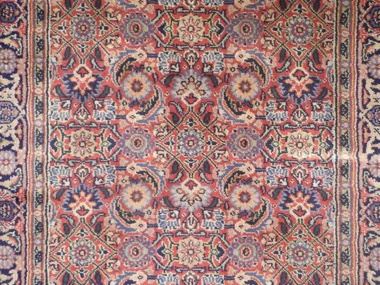 Handmade Indo Herati Design 2.9x9.11