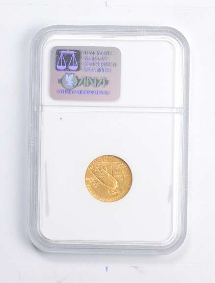 MS62 1929 $2.50 Indian Head Gold Quarter Eagle - Graded NGC