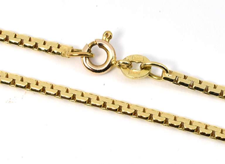 Nice 14k Double C Link Necklace