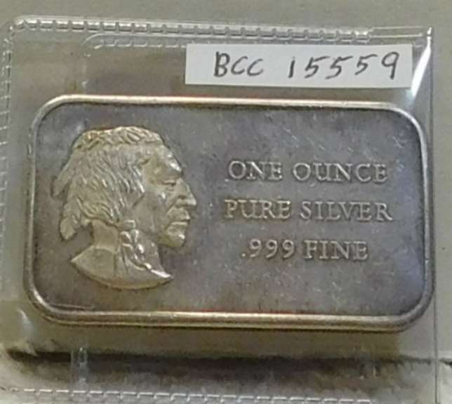 1 oz Sil Ingot Indian