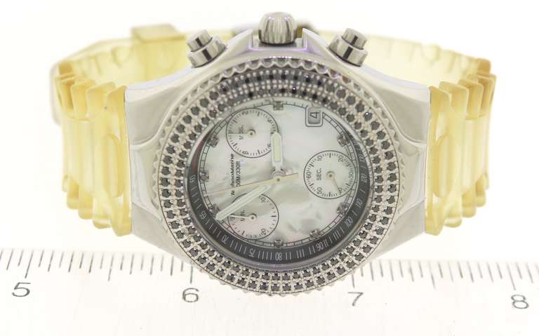 Trendy Technomarine Chrono Diamond Bezel Watch