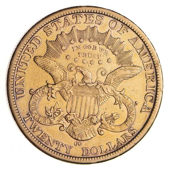 1877-CC $20 Liberty Head Gold Double Eagle