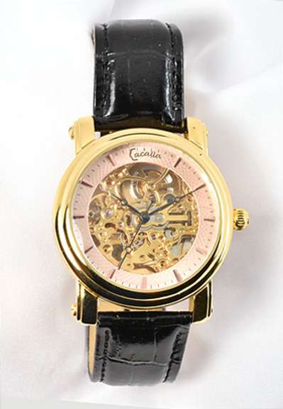 Snazzy Cacalla Men's Skeleton Watch