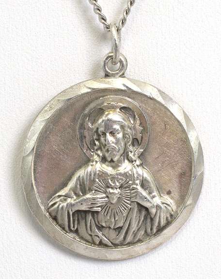 Sterling Religious Pendant & Chain