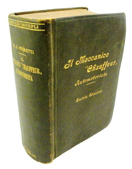 1919 Italian Mechanics Automobile Book