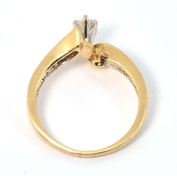 Marquise 1/4 carat Diamond Engagement Ring