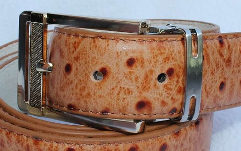 Classy Fine Quality Leather Belt, Made In Italy