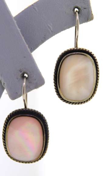 Sterling Silver Mother of Pearl Earrings