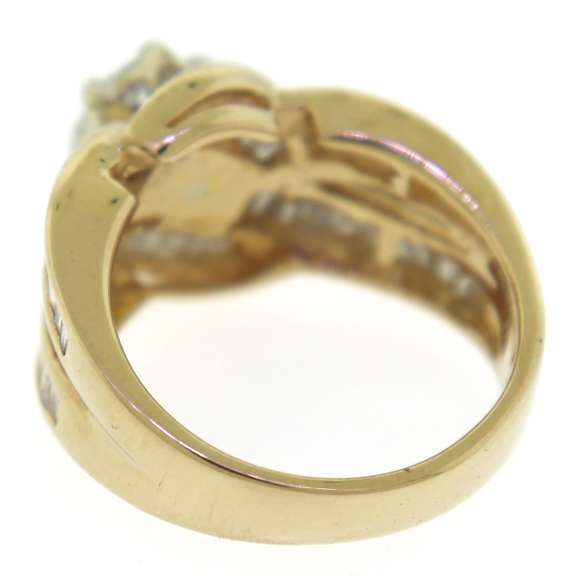 Charming Marquise Cluster w Channel Set Ring