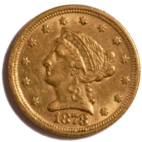 1878 Liberty US Gold Quarter Eagle