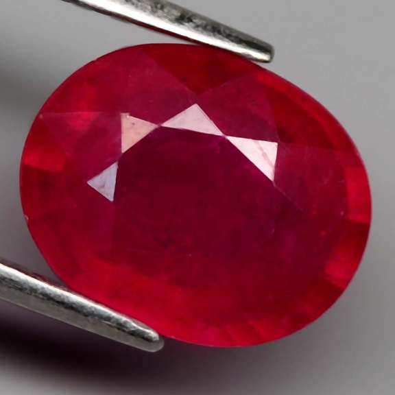 Vivid blood red 3.47ct Ruby from Madagascar