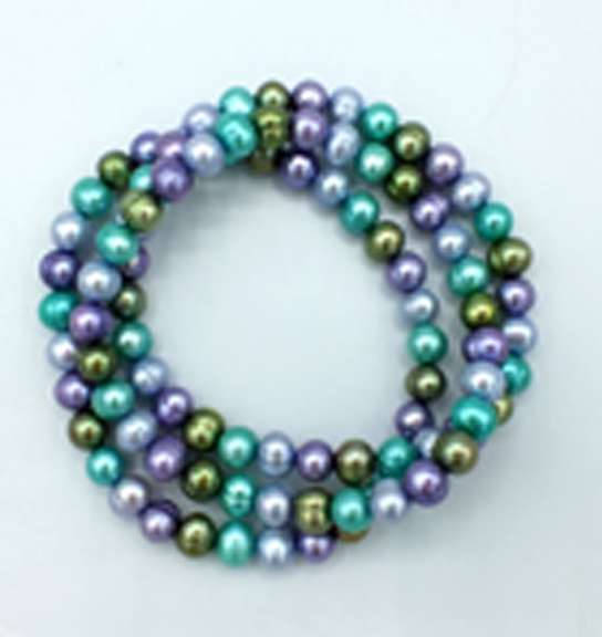 Bracelet Trio with Fancy Clutch