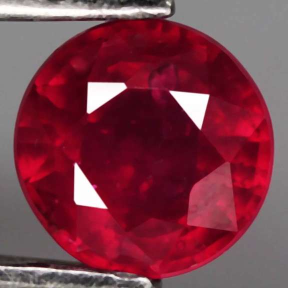 Beautiful deep red 1.19ct Ruby solitaire
