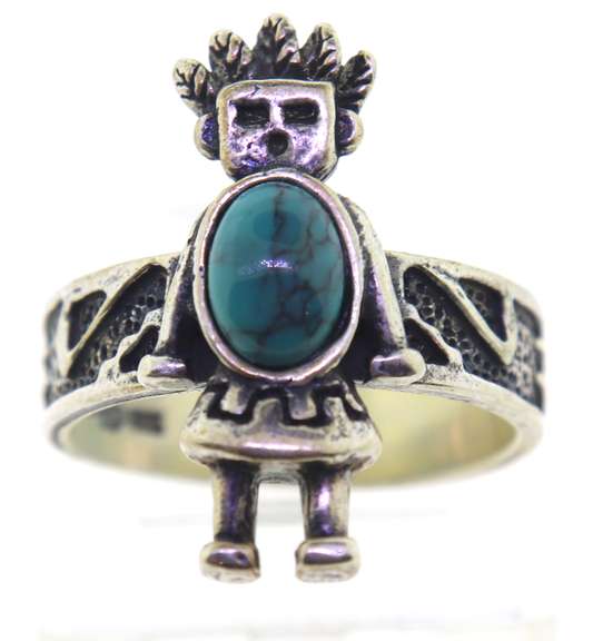 Vintage Sterling Turquoise Ring