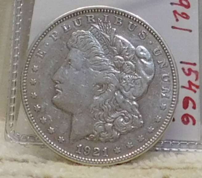 1921 Morgan Dollar,  circ,