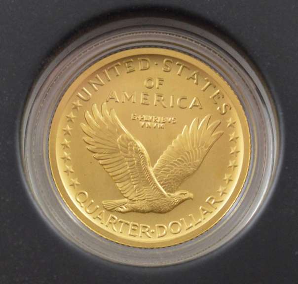 2016-W Standing Liberty Quarter Centennial .999 Fine Gold Coin - Box