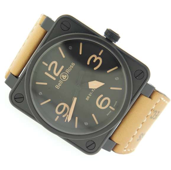 Bell & Ross Aviation Heritage Black 46mm Watch