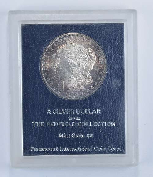 1881-S Morgan Silver Dollar - TONED - Paramount