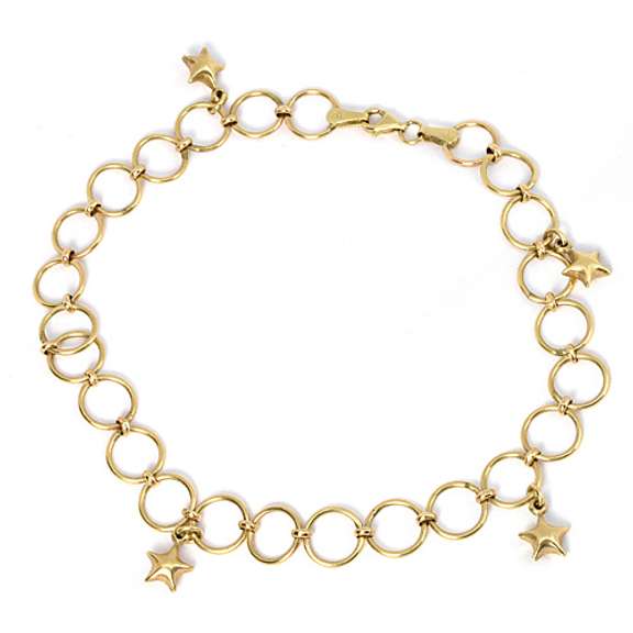 Fun Anklet with Stars