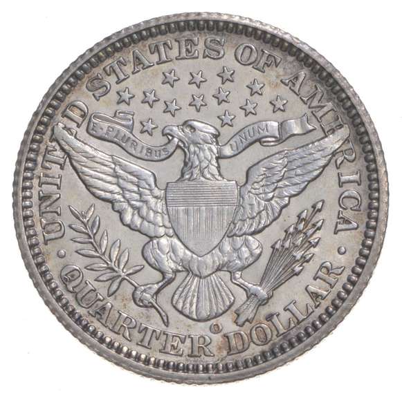 1904-O Barber Quarter