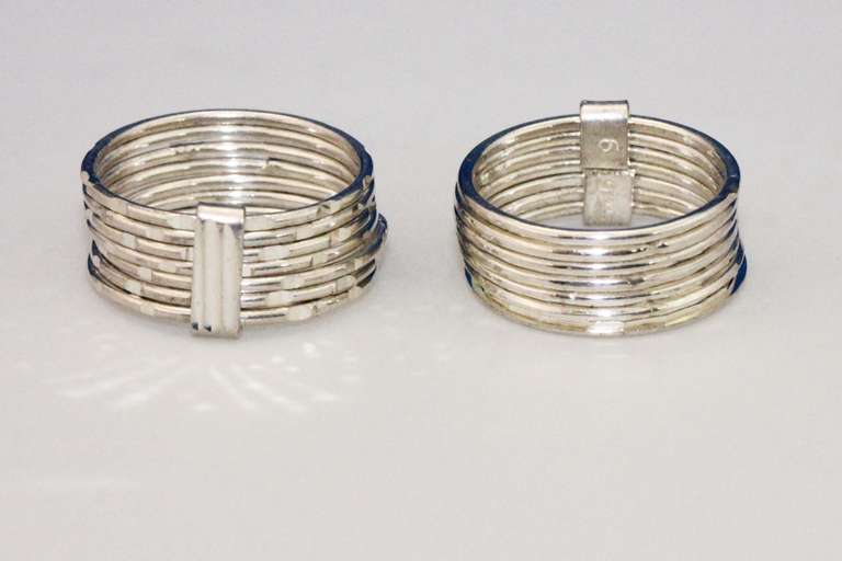 Sterling Stacking Rings - Lot of 2