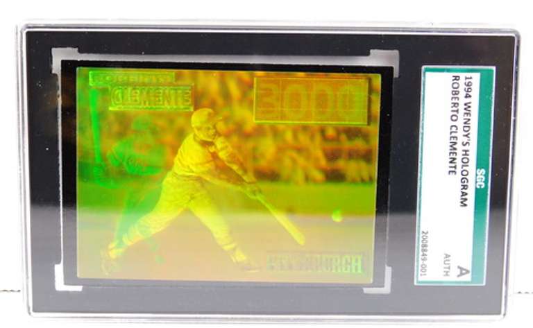 Roberto Clemente Graded A-Auth Baseball Card