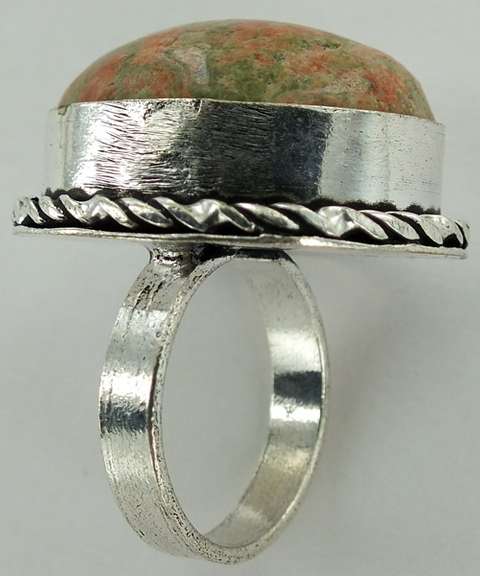 Silver and Natural Stone
