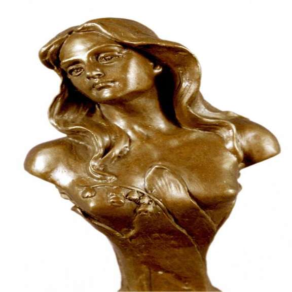Floreal April Female Bronze Sculpture