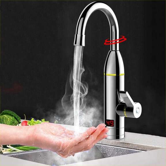 220V Instant Electric Hot Faucet LED Display