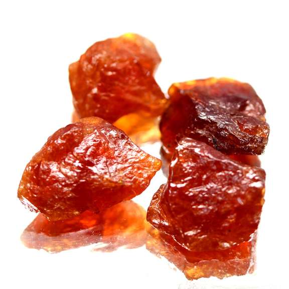 Gorgeous 29.43ct uncut Garnet set