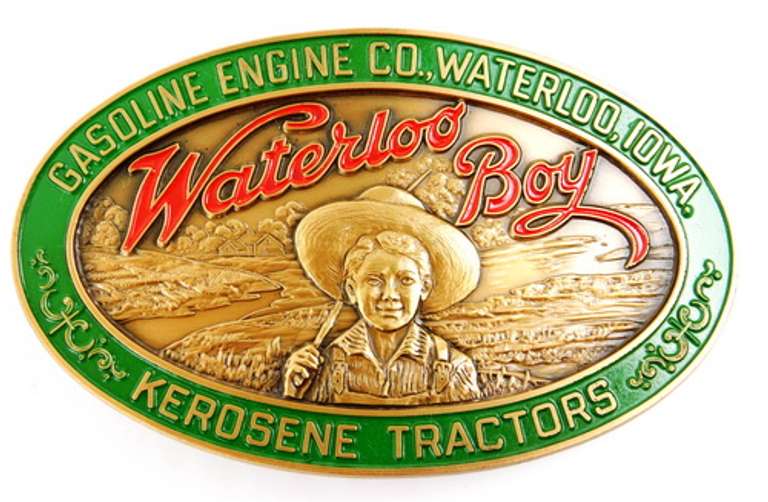 1990 Deere & Company Waterloo Boy Belt Buckle