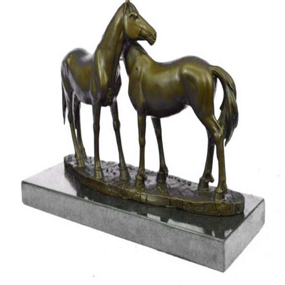 Horses in Love Bronze Sculpture