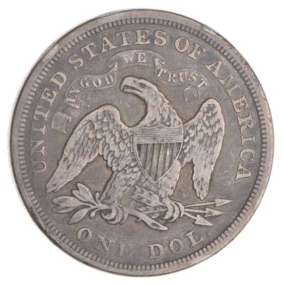 1871 Seated Liberty Dollar