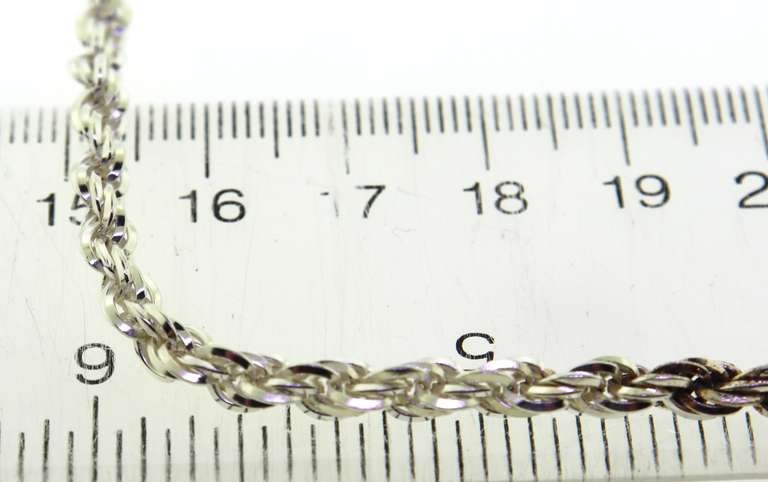 Sterling Sterling Rope Chain Bracelet