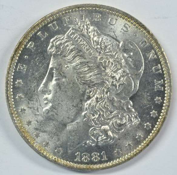 Scarce BU 1881-O/O Morgan Silver Dollar