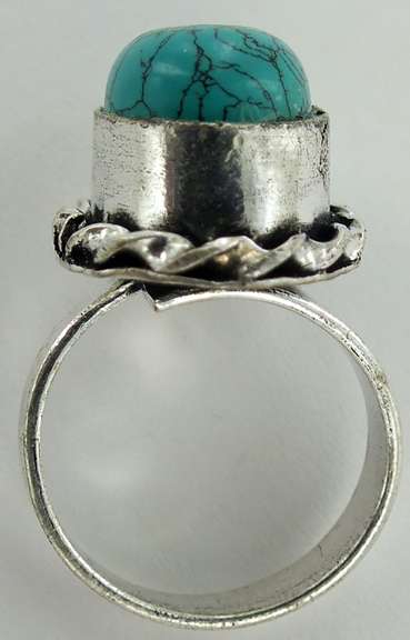 Silver and Natural Stone