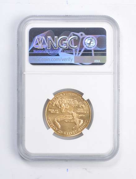 MS69 1995 $25.00 American Gold Eagle - 1/2 Oz Fine Gold Coin - NGC