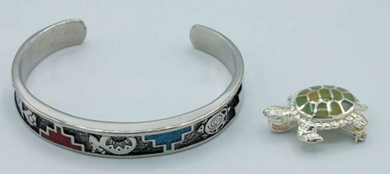 Pin and Bracelet Lot